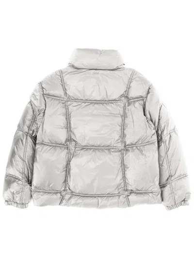 Laminar "metallic Shield" Jacket In Gray