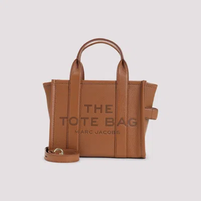 Marc Jacobs The Leather Small Tote Bag In Brown