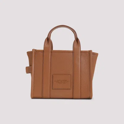 Marc Jacobs The Leather Small Tote Bag In Brown