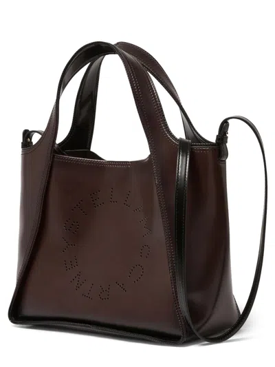 Stella Mccartney Bag With Shoulder Strap And Logo In Brown