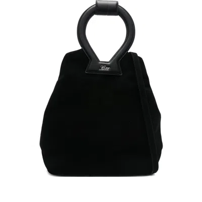 Luar Brooke Round-handle Tote Bag In Black
