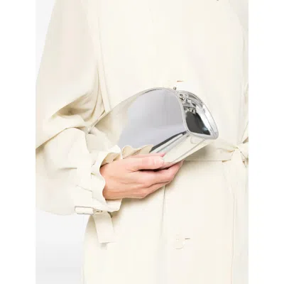 Apc Demi-lune Zip Shoulder Bag In White