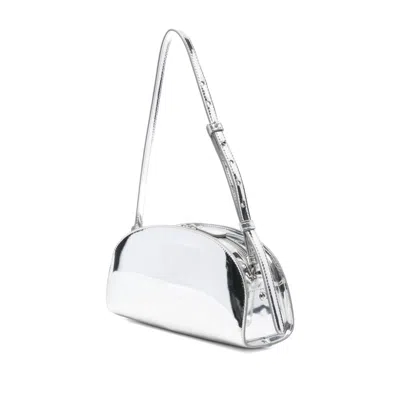 Apc Demi-lune Zip Shoulder Bag In White