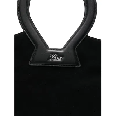 Luar Brooke Round-handle Tote Bag In Black