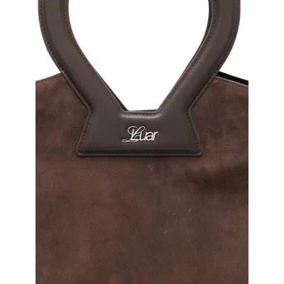 Luar Brooke Round-handle Tote Bag In Brown