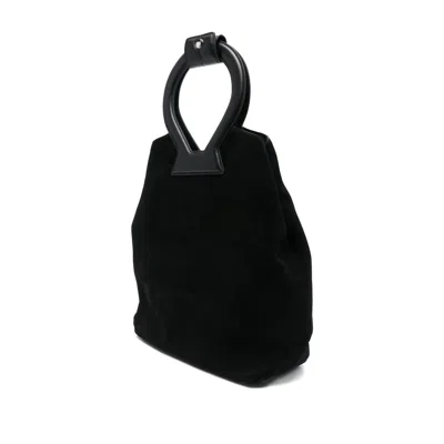 Luar Brooke Round-handle Tote Bag In Black