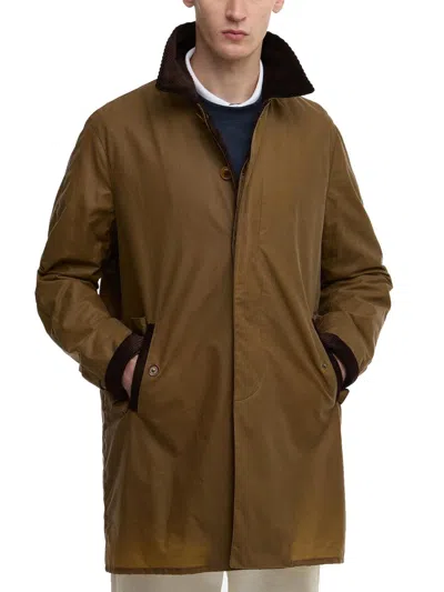 Barbour Ba X Br Wax Trench Coat Wax Clothing In Multi
