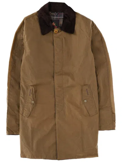 Barbour Ba X Br Wax Trench Coat Wax Clothing In Multi