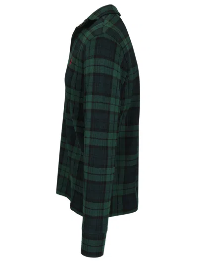 Polo Ralph Lauren Black Watch Cotton Polo Shirt Sweatshirts Green In Multi