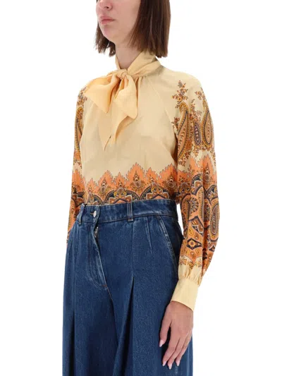 Etro Long Sleeve Shirt In Multi