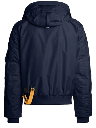 Parajumpers Hooded Bomber Jacket In Blue