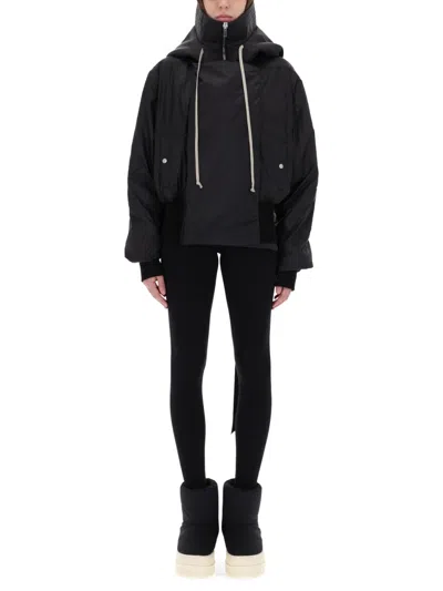 Rick Owens X Drkshdw Bomber Jacket "alice Parka" In Black