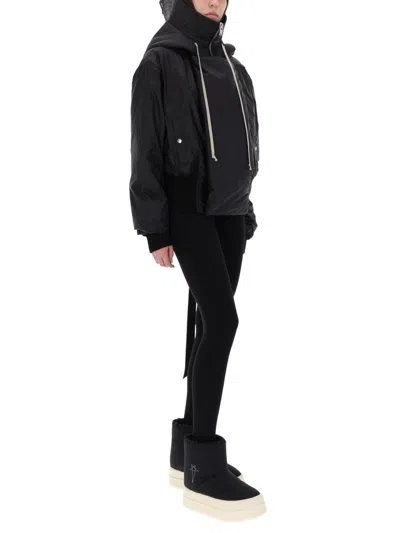 Rick Owens X Drkshdw Bomber Jacket "alice Parka" In Black