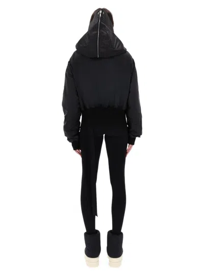 Rick Owens X Drkshdw Bomber Jacket "alice Parka" In Black