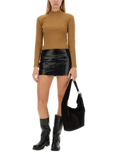 Michael Kors Borsa Hobo In Pelle In Black