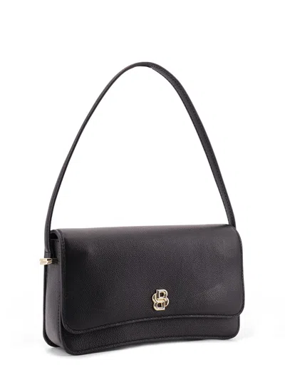 Hugo Boss Boss Women Boss Beyond Leather Shoulder Bag In Black
