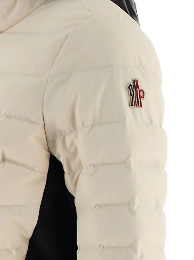 Moncler Bruche Puffer Jackets Beige In Black