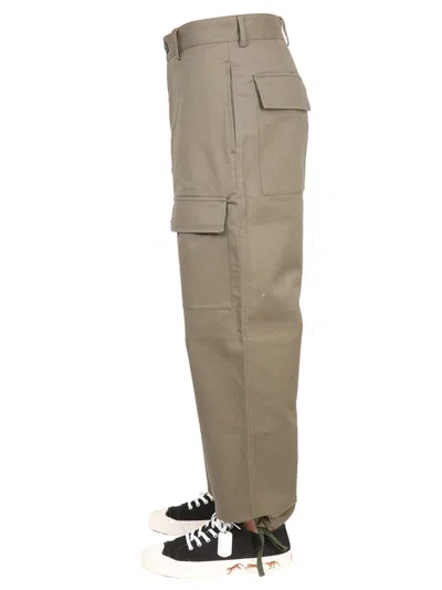 Kenzo Men Cargo Pants In Green