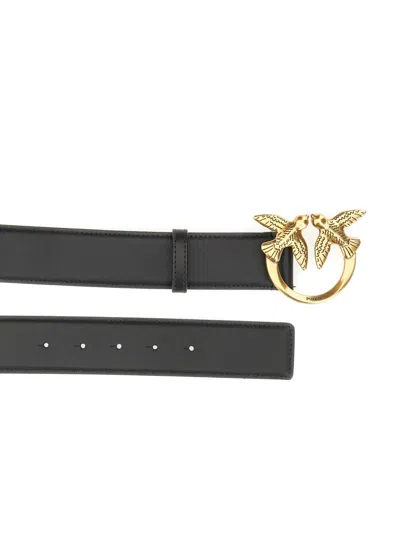 Pinko Love Berry Belt In Brown