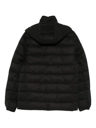 Save The Duck Constantin Flannel-effect Puffer Jacket Clothing In Black