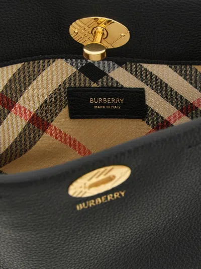 Burberry Cotswolds Shoulder Strap Clutch Bag In Black