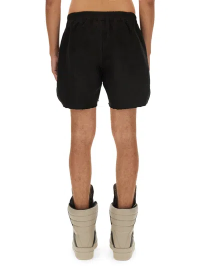 Rick Owens Cotton Bermuda Shorts In Black
