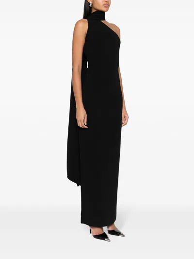 Solace London Demi Maxi Dress In Black