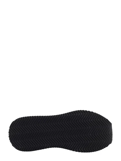 Dolce & Gabbana Suede And Mesh Dg Cushion Sneakers Shoes In Black