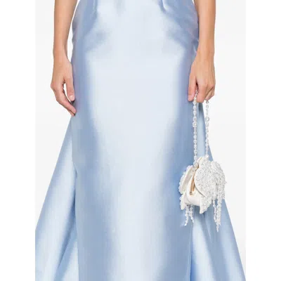 Solace London Strapless Maxi Dress In Multi