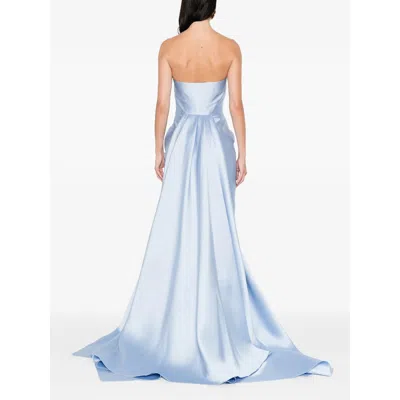 Solace London Strapless Maxi Dress In Multi