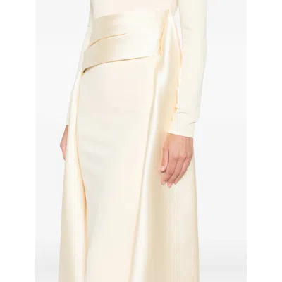 Solace London Roll-neck Maxi Dress In Multi