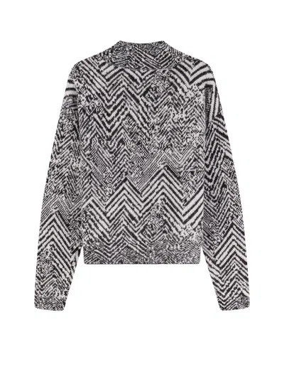 Hugo Boss Faclina Mohair Blend Sweater In Brown