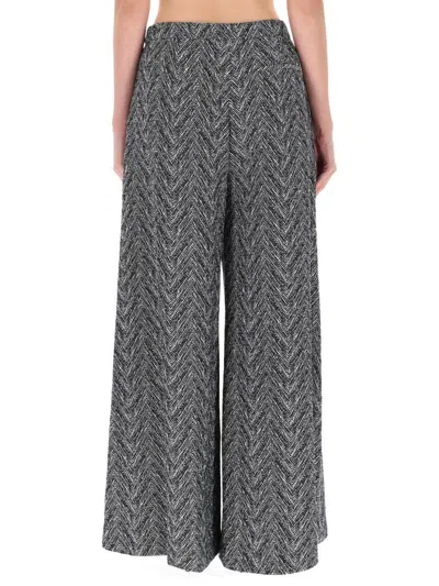 Hugo Boss Herringbone Tweed Pants In Gray