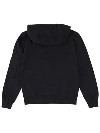 C.p. Company Hooded Sweater Featuring Kangaroo Pocket In Black