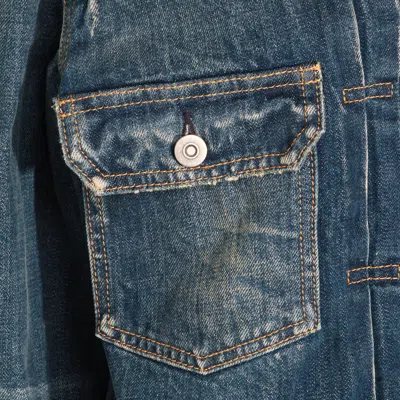 Maison Margiela Jackets Blue And Green In Blue