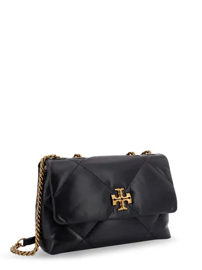 Tory Burch Kira Diamond Leather Crossbody Bag In Black