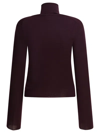 R2w Knitwear Bordeaux In Burgundy