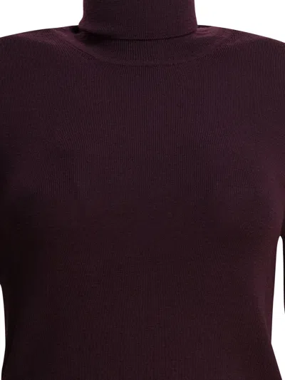 R2w Knitwear Bordeaux In Burgundy