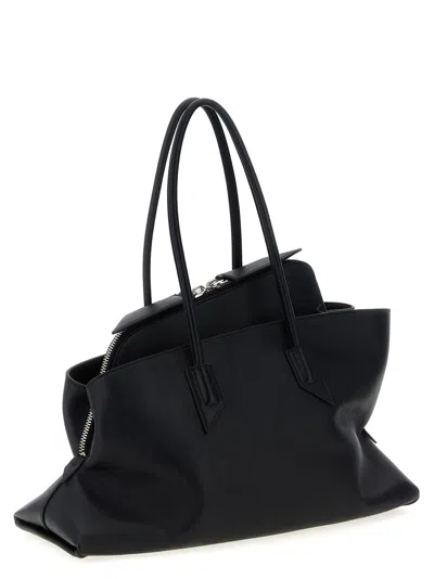 Attico La Passeggiata Tote Bag Black In Black