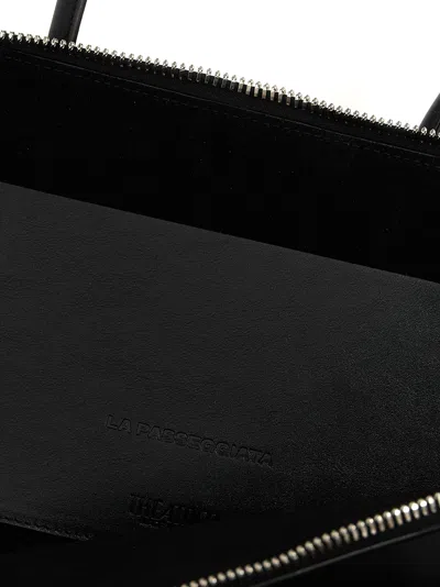 Attico La Passeggiata Tote Bag Black In Black