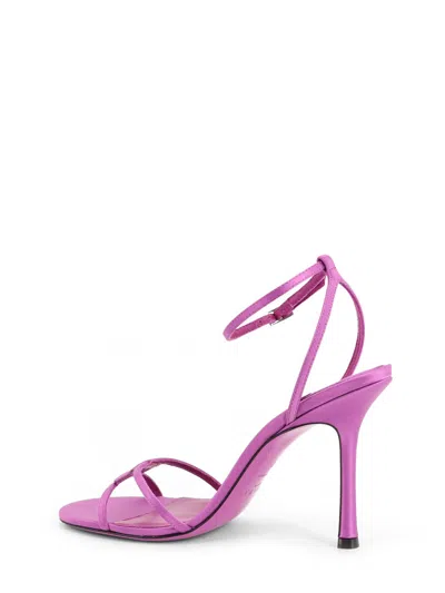 Jimmy Choo Women Leo Satin Sandals In Pink