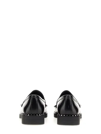 Ash Whisper Moccasin Studded Detail In Black