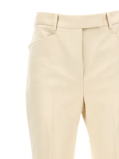 Tom Ford White Moleskin Pants In White