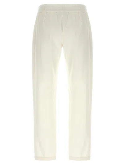 Brunello Cucinelli Monile Joggers Pants White In White