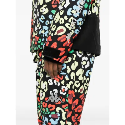 Kappa 622cg Premium Patterned Ski Bottoms In Black