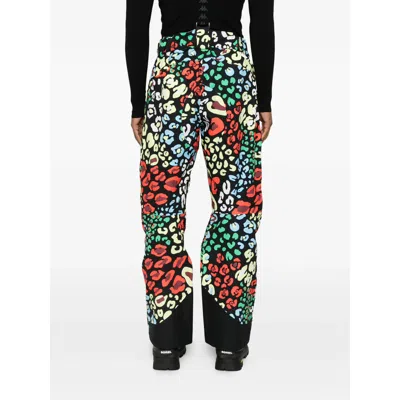 Kappa 622cg Premium Patterned Ski Bottoms In Black