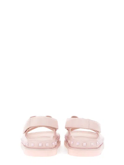 Ash Ursula Leather Sandals In Pink