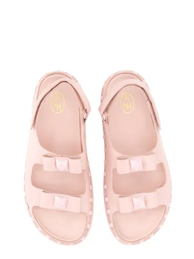 Ash Ursula Leather Sandals In Pink