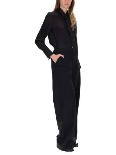 Paul Smith Shirt With Tie In Black