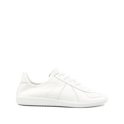 Kaptain Sunshine Panelled Sneakers In White